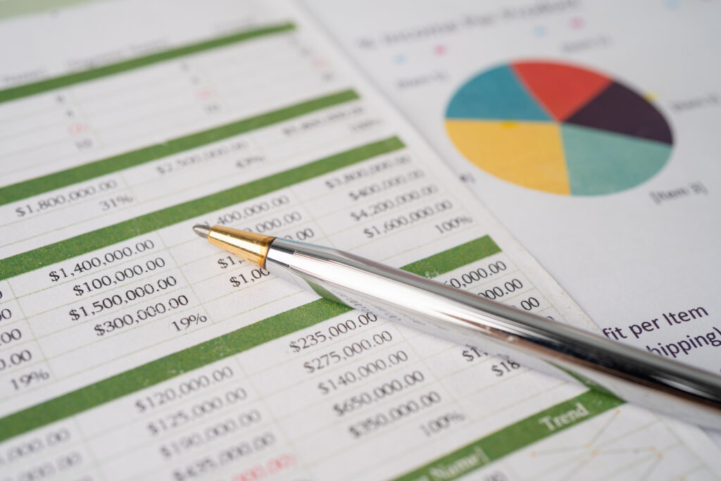 Financial audit report and medical billing spreadsheet calculating uncollected Medicare CCM reimbursement and clinic revenue potential.