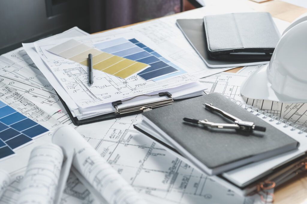 Organized project files and contracts used during an AEC firm revenue pipeline audit